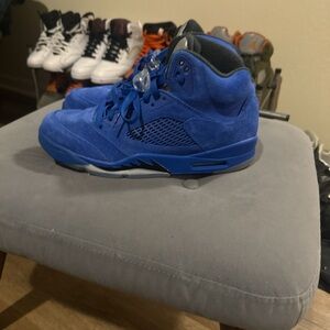 Jordan Athletic Shoes in Blue and Black